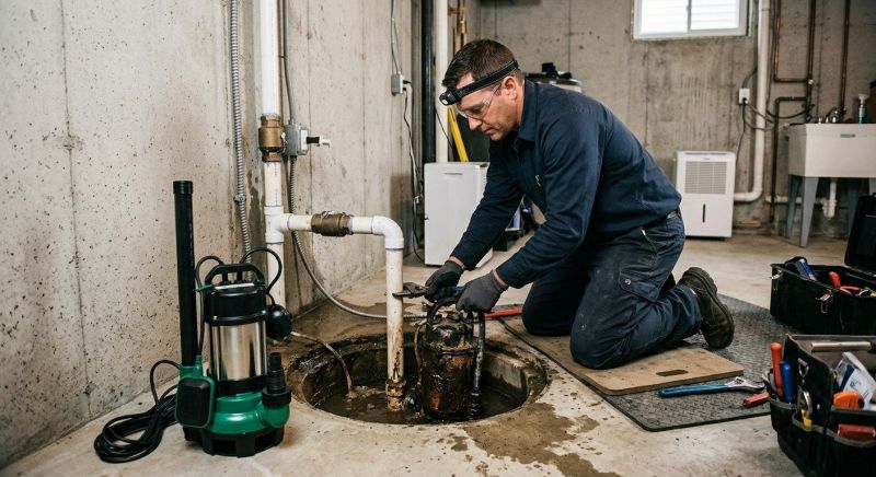 Drainage Pump Installation in Framingham, MA