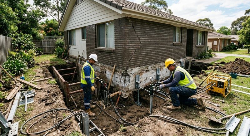 Exterior Foundation Repair in Columbus, OH
