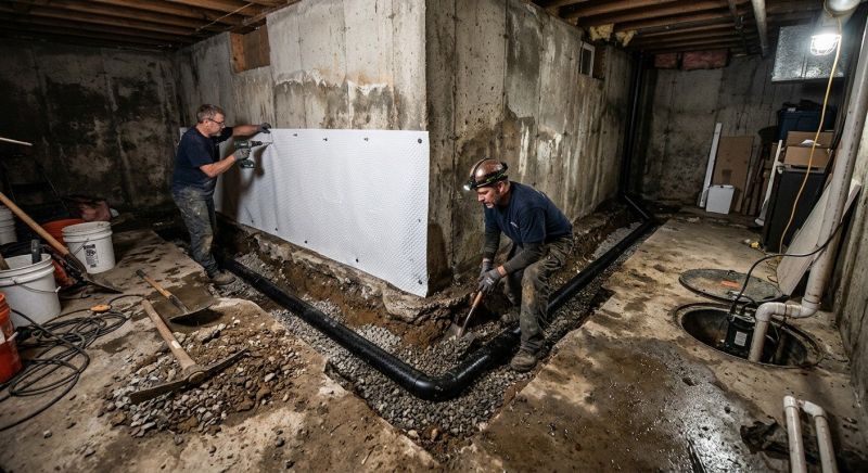 Wet Basement Solutions in Montgomery, AL